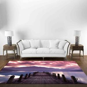 Alfombra con Estampado de Nubes: Regalo para Damas de Honor, Grande, Decoración para Bodas y Salones, Alfombra de Terciopelo - Product Image 3