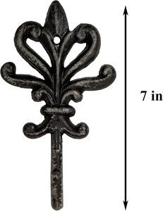 เหล็กหล่อติดผนัง (ยาม) ออกแบบตะขอเดี่ยวสำหรับตกแต่งบ้านและเสื้อผ้า - Product Image 5