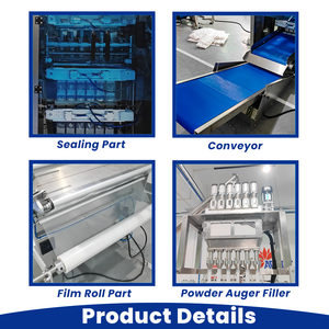 Máquina multilínea para envasado de sachets de comino en polvo, cúrcuma, <span class=keywords><strong>romero</strong></span> y curry 15g 35g, empaque automático - Product Image 4