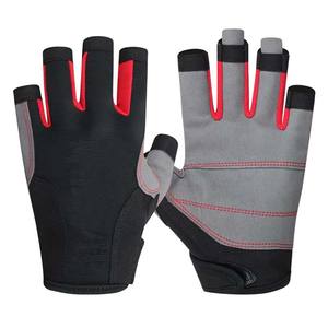 Guantes de vela de alto rendimiento con palma de cuero reforzada y ajuste sin costuras y protección superior para clima extremo bueno. - Product Image 3