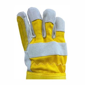 Rigger Guantes de seguridad laboral Guantes de trabajo de cuero dividido de vaca para protección de manos Guante de seguridad para trabajadores industriales - Product Image 6