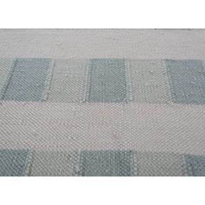 พรมขนสัตว์ลายตารางสีเทาและสีดำแบบทอเรียบ ลายเรขาคณิตและนามธรรม พรมคิลิมสำหรับบ้าน ขนาด 9x12 ฟุต รูปทรงสี่เหลี่ยมผืนผ้า พรมปอกระเจา รุ่น ADWL-13201 - Product Image 3