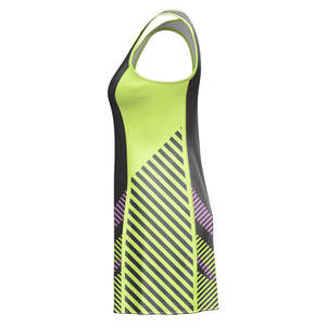 Women's Yellow Blue Sublimated Netball <b>Dress</b> Seamless Polyester Sportwear Casual <b>Dress</b> for Adults - Product Image 5