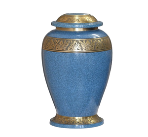 Urnas para cenizas adulto Funeral Blanco Plata Jali Urna funeraria grande para cenizas de seres queridos Tamaño 10,5 "& 220 Cu. En - Product Image 4