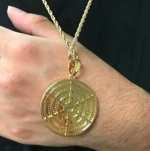 14K oro blanco oro pesado Iced Out moneda colgante Hip Hop joyería nombre personalizado disco totalmente Moissanite Vvs1 diamante IGI certificado hombres - Product Image 4