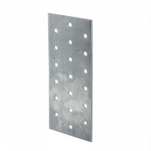 Plaques perforées galvanisées Sendzimir EN 14545:29-2 GAH 240x80x2 pour rayonnages utilitaires - Product Image 3
