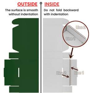 Boîte d'expédition biodégradable (vert + blanc) en carton ondulé |   Emballage écologique pour l'expédition, le stockage et le commerce électronique - Product Image 4