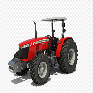 Tracteur agricole de qualité Massey Ferguson 375 4x4, 75hp avec charrue à disque et auvent pare-soleil - Product Image 6