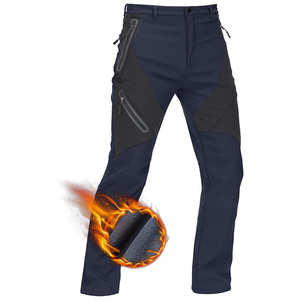 Pantalones de esquí para hombre impermeables con ajuste OEM Impresión de logotipo personalizado Aislamiento transpirable y fabricación de etiquetas privadas - Product Image 5