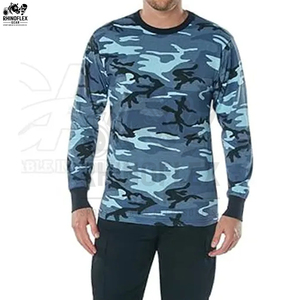 Sweat-shirts camouflage imprimés de haute qualité pour hommes, basiques personnalisés, coton mélangé, prix bas, sweat-shirts camouflage pour hommes - Product Image 3