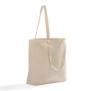 <b>Medium</b> Size Organic Cotton Grocery Tote <b>Bags</b> Eco-Friendly Reusable Beach <b>Bags</b> Heat Transfer Screen for Advertising-OR160 - Product Image 3