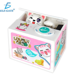 Juguete Electrónico para Gatos, Hucha de Plástico que Roba Monedas, Juguete Interactivo para Gatos - Product Image 3