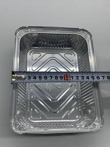 Fiambreras de papel de aluminio Astilla utilizada en la industria de la comida rápida Contenedores de aluminio para llevar 1100ML listos para exportar - Product Image 6