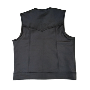 Gran oferta, chaleco de motorista de cuero informal para hombre, decoración de botones, nuevo diseño, chaleco de motocicleta de invierno, chaleco transpirable de alta calidad - Product Image 6