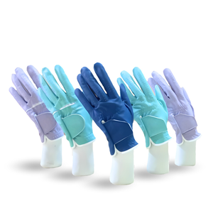 Custom Genuine Leather Golf Gloves Left Hand Full Finger Sports Gloves Breathable Lightweight Touchscreen for Golfing - Product Image 1