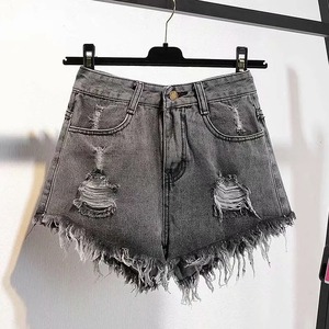 Short en jean de qualité supérieure personnalisé en détresse Shorts en jean d'été élégants pour femmes Shorts décontractés pour femmes lavées - Product Image 2