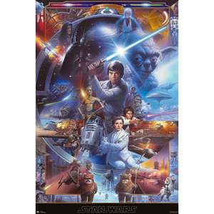 Star Wars 20th Anniversary Modern Design <b>Poster</b> for Wall Decor Made of Paper - Product Image 4