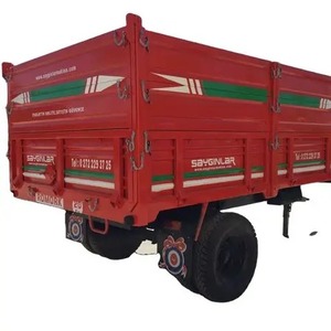High Quality 4-Wheel Farm Dump <b>Trailer</b> Single 10 Tons Capacity for Agriculture & <b>Cargo</b> Utility - Product Image 2