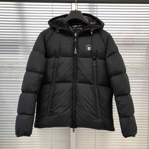 เสื้อแจ็คเก็ตพัฟเฟอร์ผู้ชายแบบเงา แจ็คเก็ตฤดูหนาวแบบมีซับใน แจ็คเก็ตคอตั้งแบบมีซับใน แจ็คเก็ตแบบมีซับในสไตล์ Wet Look - Product Image 3