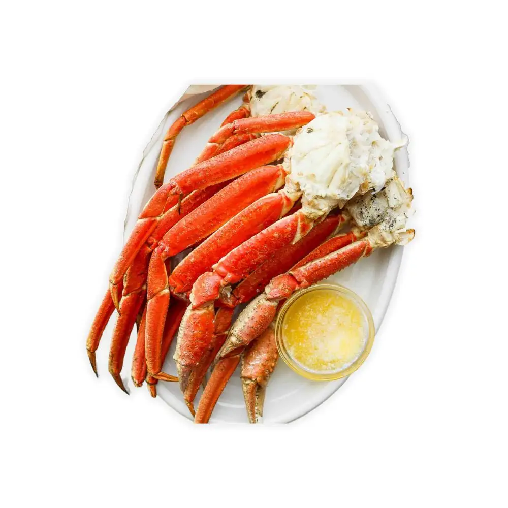 Сухой краб. Сушеный краб. King Crab. Наклейки в форме краба на продукты.