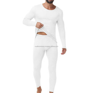 Conjunto de Ropa Interior Térmica Antibacteriana Ecológica de 2 Piezas para Hombre, Color Sólido, Invierno y Otoño, Marca Royal Bro Industry, Gran Venta - Product Image 6