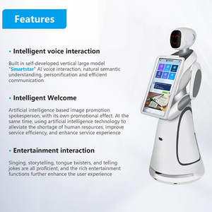 Robot de Recepción para Vestíbulo de Hotel, Robot Interactivo con Pantalla Táctil, Guía Inteligente por Voz, Sistema de Guía para Visitantes, Robot de Entrega de Alimentos - Product Image 4