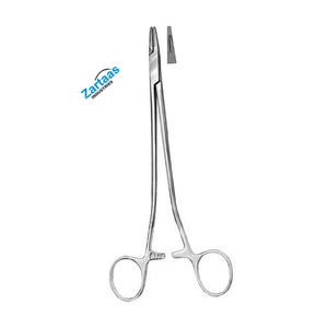 Porta Agujas Sarot de Acero Inoxidable de Alta Calidad, 18 cm, Fabricante y Exportador de Instrumentos Quirúrgicos - Product Image 1