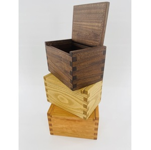 Handwax Natural Wood Storage Box with Lid Decorative Wooden Organizer Container for Home Office for Living <b>Room</b> - Product Image 6