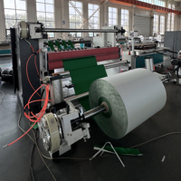 Machine de découpe et de rembobinage de rouleaux de tissu non tissé Mintai pour la conversion de rouleaux de TNT, de spunbond et de matériaux flexibles