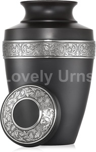 Bolsa de terciopelo sin urnas de cremación de latón de óxido negro - Product Image 5