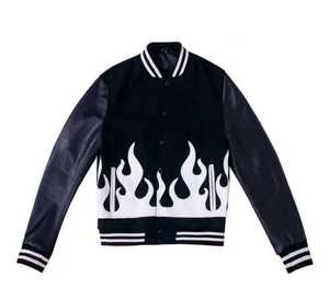 Chaqueta de moto de piel auténtica para hombre personalizada al por mayor con cierre de cremallera, moda de verano de talla grande - Product Image 1