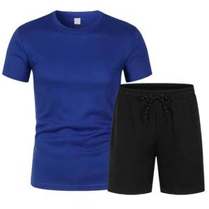 Wholesale High-quality Summer Fashion Casual <b>Men's</b> Clothing Sportswear Breathable Plus Size t <b>Shirt</b> and Shorts Sets High Street - Product Image 4