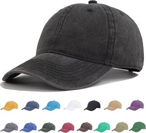 Gorra de algodón con logo personalizado y efecto desgastado para hombre, estilo urbano sin estructura, con tejido común tipo jersey. - Product Image 6