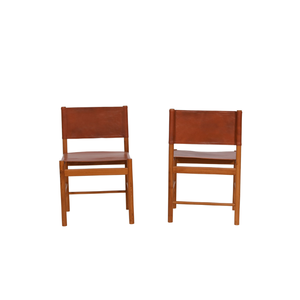 Silla de comedor minimalista de la mejor calidad con marco de madera maciza de teca de Indonesia - Product Image 4