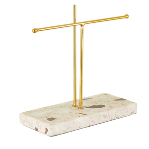 Nique Design rrass & lack arble ase eewelry and tand and ITH xluse - Product Image 3