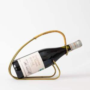 Porte-bouteilles de vin en métal finition noire pour bar, hôtel, restaurant, accessoires, porte-bouteilles de champagne multiple, porte-bouteilles de vin - Product Image 4