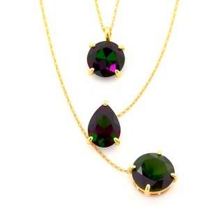 New design 925 silver luxury lady necklace pendant tennis chain necklace 18K Gold Plated - Product Image 5