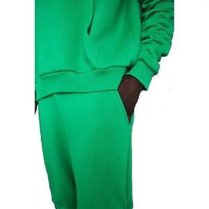 Conjunto Deportivo Personalizado para Hombre 2025, con Sudadera con Capucha y Pantalones Acampanados, Trajes Deportivos de 2 Piezas de Alta Calidad con Logotipo para Verano - Product Image 5