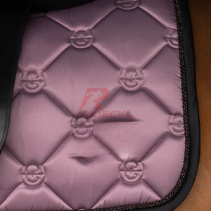 Alfombrilla de sillín de caballo Inglés Profesional de tela suave, comodidad ergonómica transpirable, costuras duraderas, ideal para saltar doma - Product Image 6