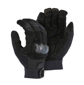 Guantes de trabajo para máquinas de servicio pesado Knucklehead Mechanics Guante Palm and Impact Knuckle Guard Cuero de vaca con cuero de vaca PK - Product Image 6