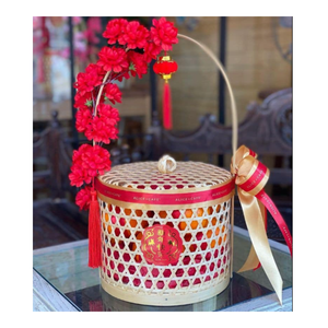 Panier de produit écologique Panier cadeau en bambou de haute qualité pour les cadeaux d'affaires et la décoration de vacances à bon prix - Product Image 3