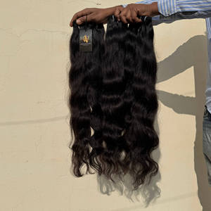 มัดผมมนุษย์มัดผมคนบราซิลแบบไม่ผ่านกระบวนการผมคนอินเดีย - Product Image 4