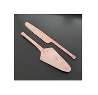 Serveur de gâteau en laiton doré de luxe et outils Ensemble de couteau et serveur pour gâteau de mariage au meilleur prix Ustensiles de cuisson