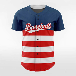 Maillots de baseball personnalisés uniformes d'équipe OEM vêtements de sport respirants et durables pour hommes femmes fournisseur de gros - Product Image 1