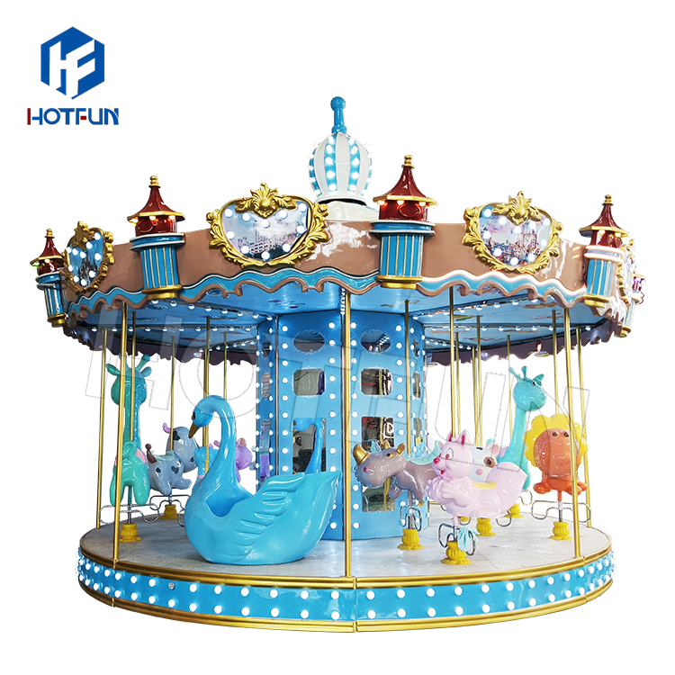 Hotfun Attractions for Amusement Park Manege Horse Carousel Funfair Rides Marry Go Round for Sale