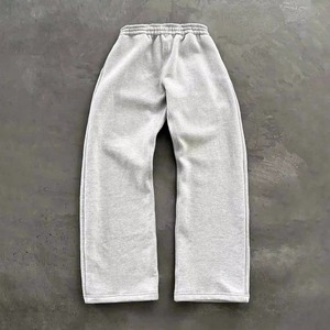 Conjunto Deportivo de Felpa con Lavado Ácido y Logotipo Personalizado, 100% Algodón, Pantalones Deportivos Acampanados y Sudadera con Capucha para Hombre, Ropa Deportiva Urbana - Product Image 6