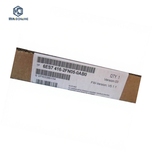 100% ใหม่ 6ES7416-2XP07-0AB0 ชุดควบคุม PLC แบบตั้งโปรแกรมได้ พร้อมหน่วยประมวลผลกลาง (CPU) 16 I/O 220V สำหรับระบบอัตโนมัติอุตสาหกรรมงานหนัก - Product Image 1