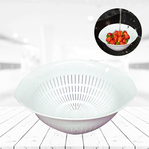 Kitchen Plastic Fruit Vegetable Washing Colander Drain Basket Multipurpose Food Rinsing Strainer Bowl For Home Daily Use - Product Image 4