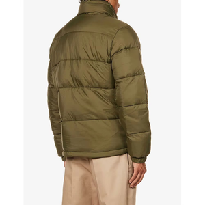 Top Selling High Quality Men Hooded <b>Canvas</b> Bubble Winter Jacket Custom Design Front Logo Wholesale - Product Image 4