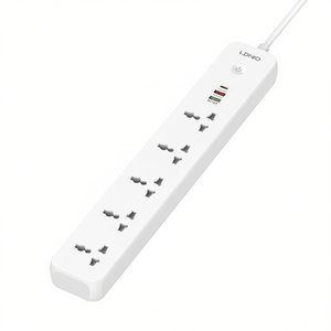 LDNIO SC5319 5 Positions 38W <b>USB</b> Travel <b>Adapter</b> Socket with 2m Cable & EU <b>Plug</b> - Product Image 2